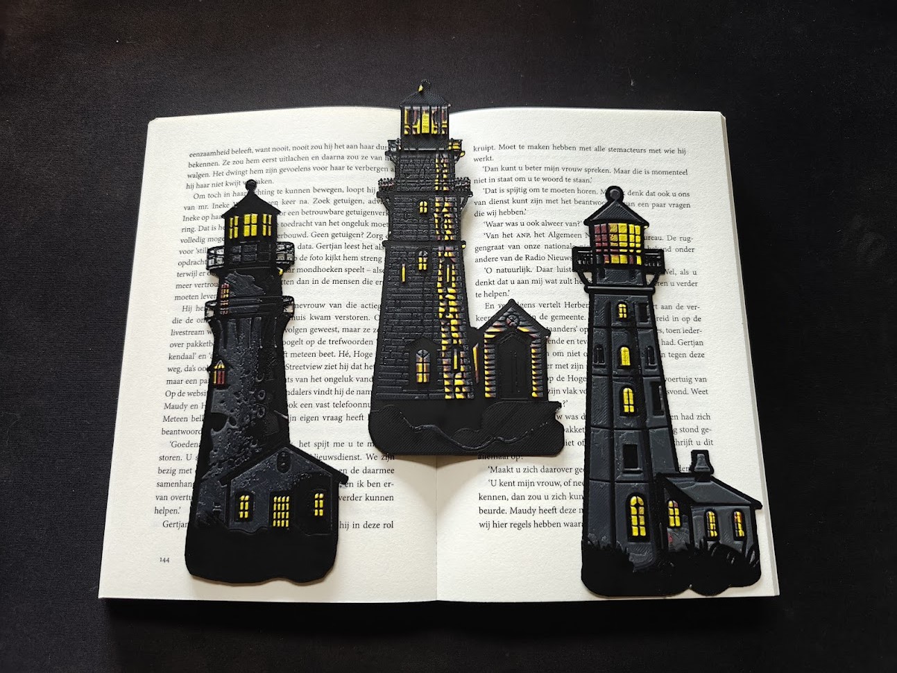 Set van 3 Boekenleggers - Lighthouse - 4g9h3x