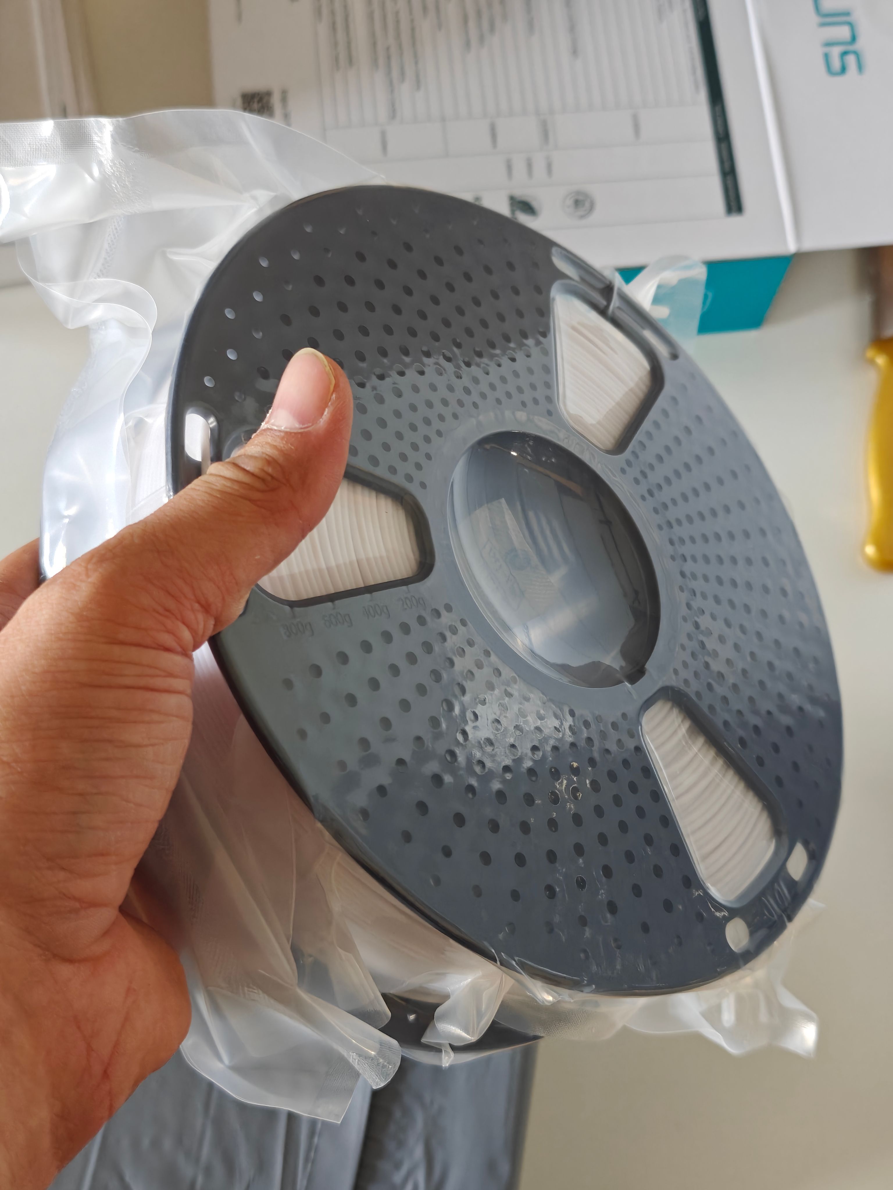 Sunlu + white filament 1kg